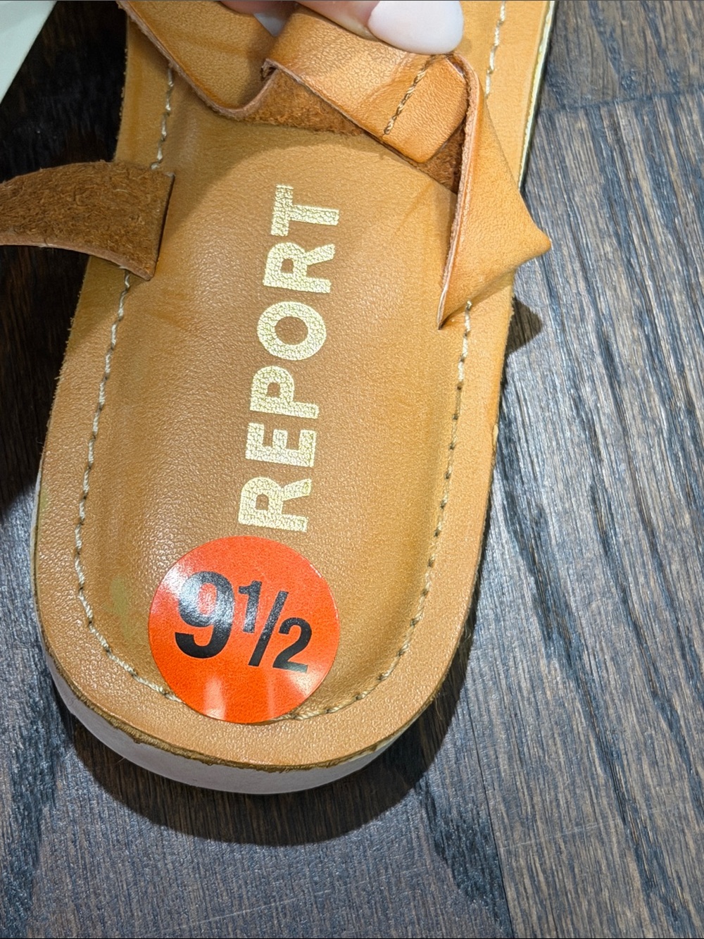 NWT Report Tan Strappy Sandals - Picture 6 of 6